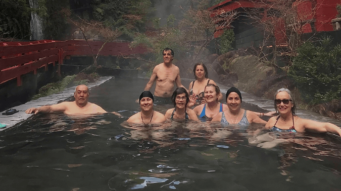 Enjoy a day at the famous Geometric Hot Springs in Patagonia Chile! Enjoy a day at the famous Geometric Hot Springs in Patagonia Chile!